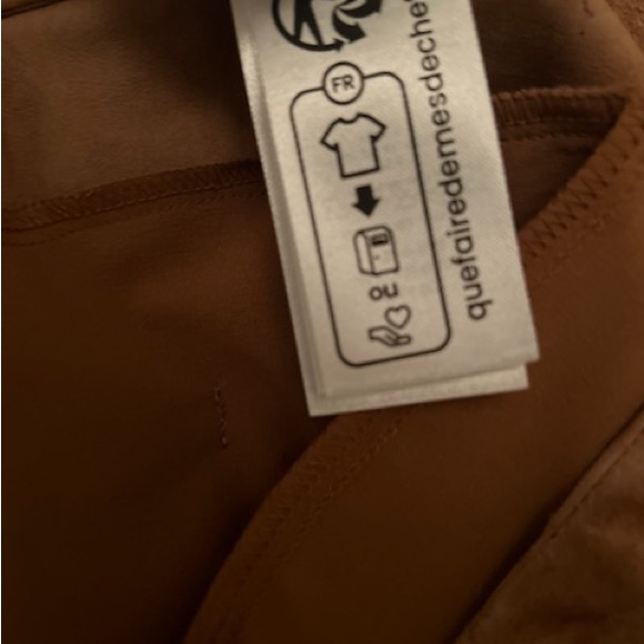 NWT Women’s Lauren Ralph Lauren Belted Suede Shorts Size 10 Light Brown - Picture 13 of 15